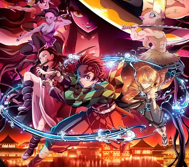 Клинок, рассекающий демонов (Kimetsu no Yaiba / Demon Slayer) — постер аниме